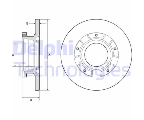 ARKA FREN DISK AYNASI TRANSIT CUSTOM V362 2.2TDCI 12 CAP 288 16