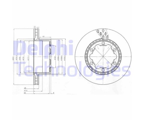 FREN DISKI ARKA MERCEDES SPRINTER B906 B907 . VW CRAFTER 30-35-50 CIFT TEKER