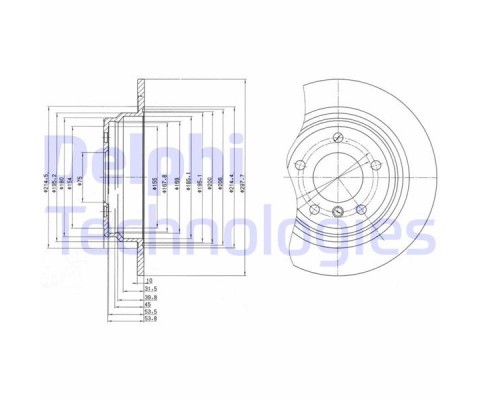 FREN DISKI ARKA BMW E39 96 03