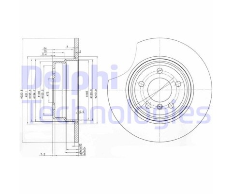 FREN DISKI ARKA BMW X5 E53 00 06