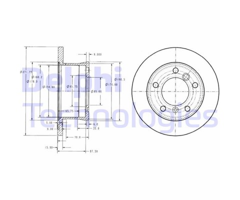 FREN DISKI ARKA MERCEDES SPRINTER B901 B904 . VW LT 28-35-46 TEK TEKER