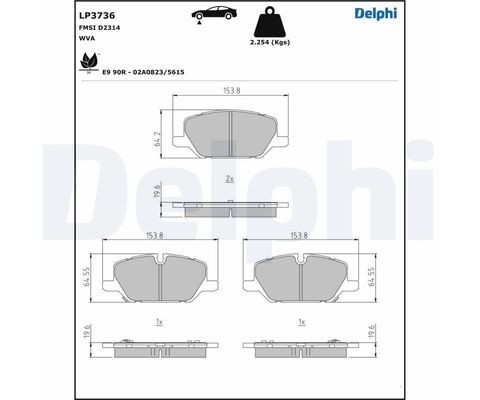 ÖN FREN BALATASI OPEL INSIGNIA B 18 17 İNÇ JANT