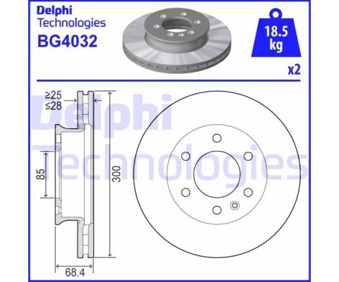 FREN DISKI ON MERCEDES SPRINTER B906 B907 B910 . VW CRAFTER 30-35-50