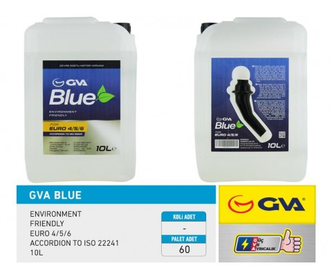 GVA BLUE SIVISI 10 LT EURO 4-5 / BİNEK EURO 6 HUNİLİ AMBALAJ