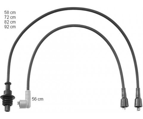 x BUJİ KABLOSU P205-P305-P309-P405-BX 1.6-1.9 8V 83-97