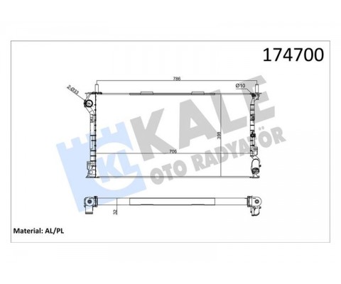 MOTOR SU RADYATORU CONNECT 1.8TDCI 75PS 90PS 110PS 02 KLIMALI 2 SIRA AL PL