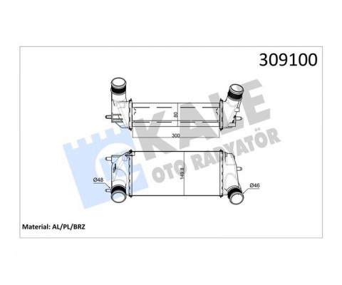 TURBO INTERCOOLER RADYATORU COURIER 14 FIESTA 13 B MAX 12 1.0 ECOBOOST