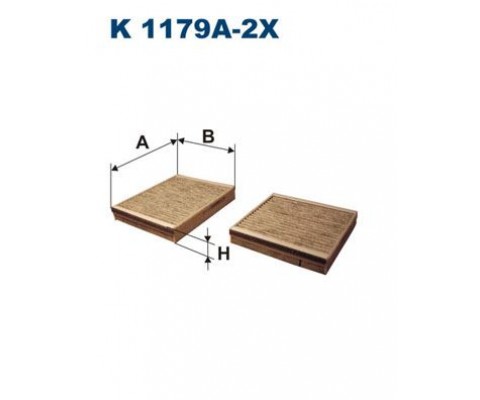 POLEN FİLTRESİ P207 1.4-1.4HDI-1.6HDI-1.4 16V-1.6 16V 06 C3 II 1.4-1.4HDI-1.6HDI 09 KARBONLU