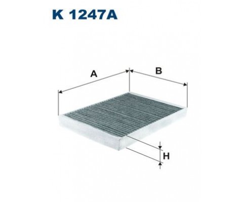 POLEN FİLTRESİ P407-C5-C6 1.6 16V-1.6 HDI-2.0 16V-2.0HDI 09 KARBONLU