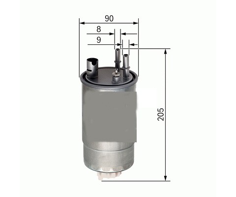 YAKIT FİLTRESİ OPEL MERIVA 1.3 CDTI 05-10 x