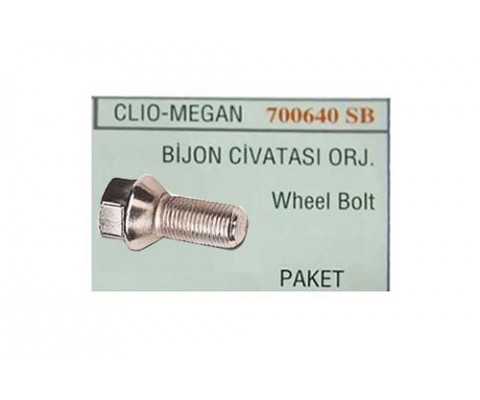 BİJON CİVATASI CLIO-MGN 709640SB