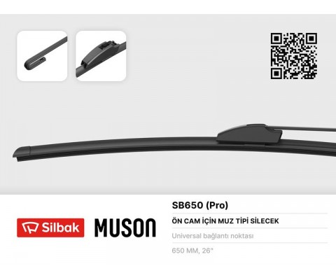 SİLECEK SÜPÜRGESİ 650mm MUZ TİPİ ÜNİVERSAL