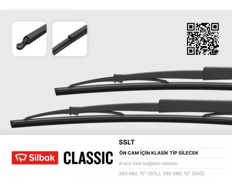 SİLECEK SÜPÜRGESİ KOLLU 385MM SLX ÖN