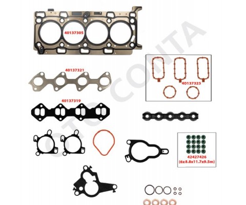 ÜST TAKIM CONTA SKC Lİ SUBAP LASTİKLİ MASTER III 2.3 DCİ 11 MOVANO 2.3 CDTİ 10 M9T