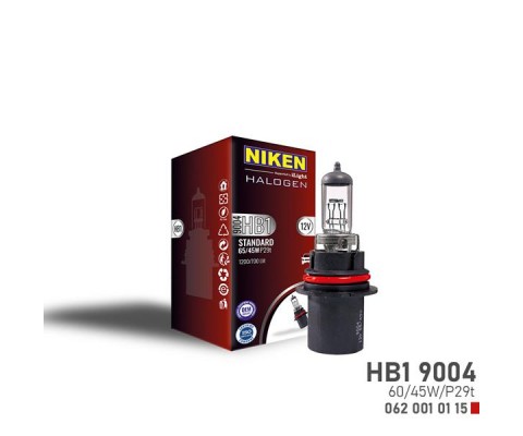 NIKEN 9004 HB1 65W/45W HALOJEN AMPUL P29t 12V