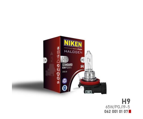 NIKEN H9 65W HALOJEN AMPUL PGJ19-5 12V