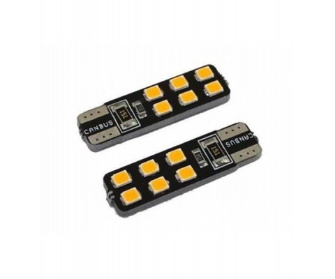 LED AMPÜL 12V.4 LEDLİ SMD B.DİPSİZ TURUNCU