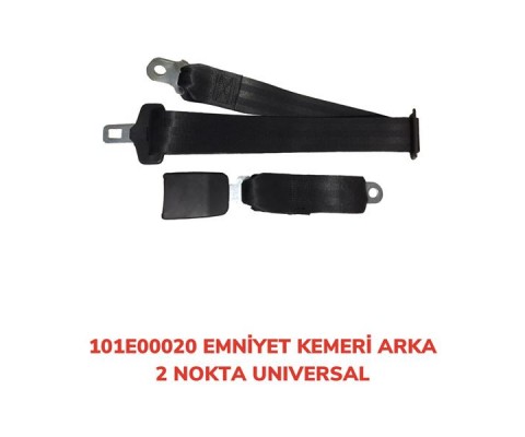 EMNİYET KEMERİ ARKA 2 NOKTA STATİK UNIVERSAL