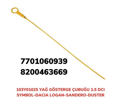 YAĞ GÖSTERGE ÇUBUĞU CLIO-SYMBOL 10 DİZEL