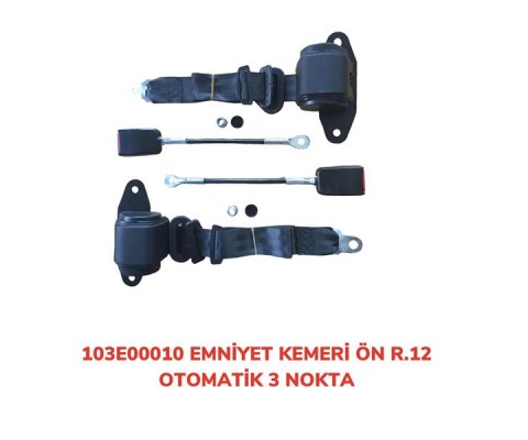 EMNİYET KEMERİ ÖN 3 NOKTA OTOMATİK R12