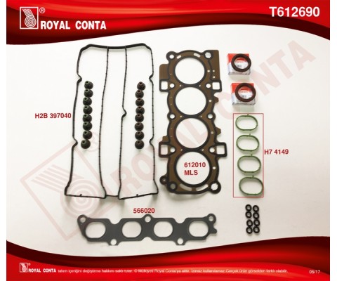 ÜST TAKIM CONTA CORTECO KEÇELİ S LASTİKLİ SKC .FIESTA VI 1.4 16V 97HP 10/08