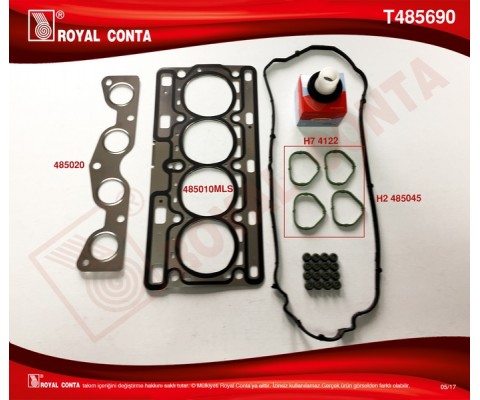 MOTOR TAKIM CONTA CLIO II 01 06 CLIO III 05 14 CLIO IV 12 SYMBOL II 08 14 LOGAN 04 SANDERO 08 1.2 16V D4F