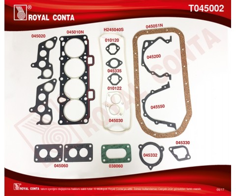 MOTOR TAKIM CONTA KEÇESİZ LADA SAMARA 1500