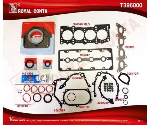 MOTOR TAKIM CONTA KEÇELİ ALBEA-MAREA 1.2 16V