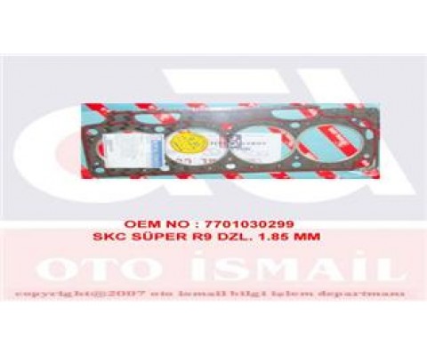 SİLİNDİR KAPAK CONTASI R9-R11 82 88 1.6D VOLVO 340 84 91 1.6 D 1.85 MM