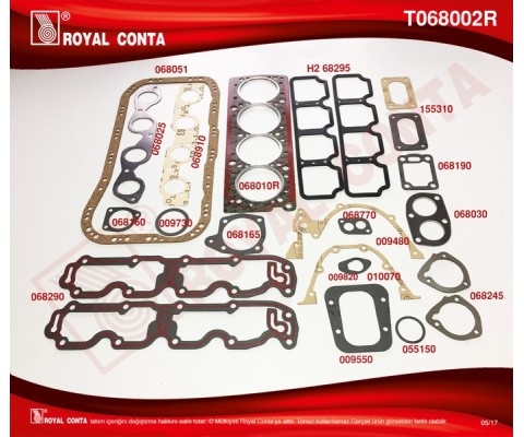 MOTOR TAKIM CONTA SÜPER KEÇESİZ TMPR 2.0 159 A5.046 - 159 A6.046