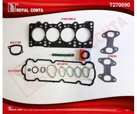 ÜST TAKIM CONTA PALIO 1.2 8V YM 60-65HP 188A4.000