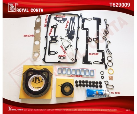 MOTOR TAKIM CONTA SKT KEÇ. SUBP.LASTİK SKC SİZ TRANSIT V348 11 14 V363 14 RANGER 12 2.2TDCI 155PS EURO5 A.CEKER