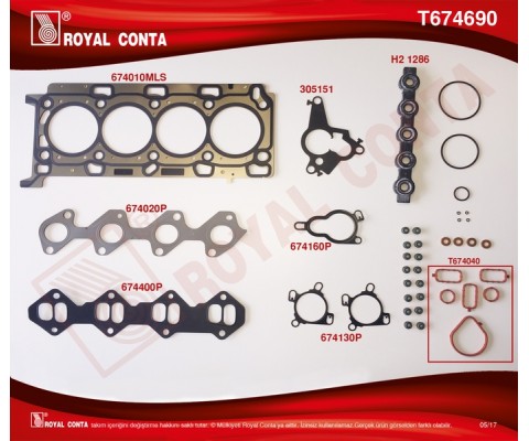 ÜST TAKIM CONTA SKC Lİ SUBAP LASTİKLİ MASTER III 2.3 DCİ 11 MOVANO 2.3 CDTİ 10 M9T