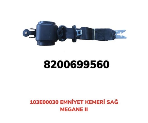 EMNİYET KEMERİ OTOMATİK SAĞ MEGANE II