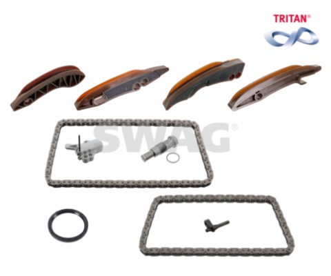 EKSANTRİK ZİNCİR SETİ ALT UST BMW B37 C15 F45 F46 F48 MINI F54 F55 F56 F57 F60 FEBI 174035