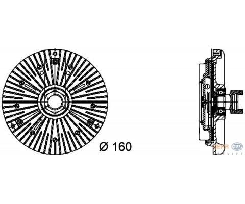 FAN TERMIGI BMW M47-N M57-N E38 E39 E46 E53 E65