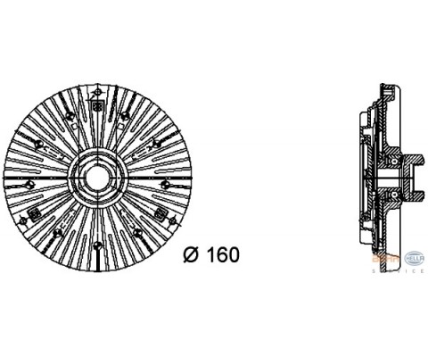 FAN TERMIGI BMW M41 M51 E30 E34 E36 TD TDS