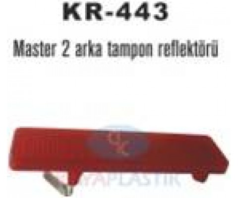 ARKA TAMPON REFLEKTÖRÜ SAĞ-SOL MASTER II 01 MOVANO II 01 TRAFIC II 06 VIVARO 06