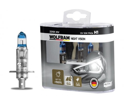 AMPUL 12V H1 55 P14.5s NIGHT VISION 150 FAZLA 20 BEYAZ IŞIK