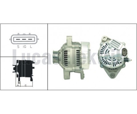 ALTERNATOR 12V 70A DENSO TIP COROLLA VII 1.6I CORONA VI 1.6I CARINA E 1.5I CELICA VI 1.8