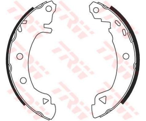 ARKA PABUÇ BALATA MAREA 96-02 BRAVO 96-10.01 BRAVA 96-01 ALFA 145 96-01 146 96-01 203x38