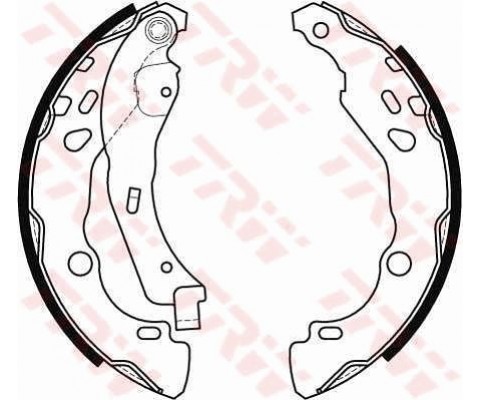 ARKA FREN PABUÇ BALATASI RENAULT CLIO II 98 CLIO IV 12 CLIO SYMBOL 02 SYMBOL III 13 DACIA SANDERO 08 LOGAN 06 SANDERO II 12 LOGAN II 12