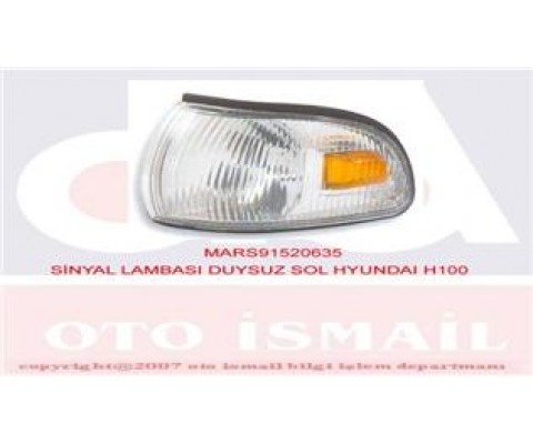 SİNYAL LAMBASI DUYSUZ SOL HYUNDAI H100