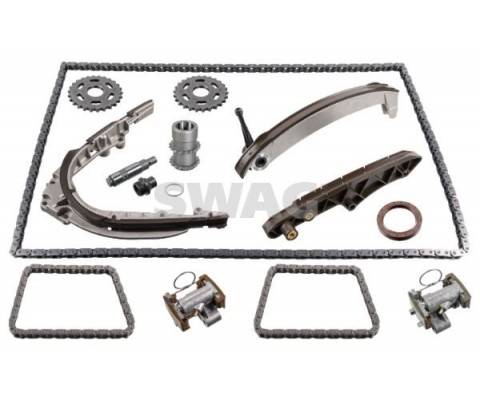 EKSANTRIK ZINCIR SETI ALT UST KOMPLE BMW M62 E31 E38 E39 E53 FEBI 178830