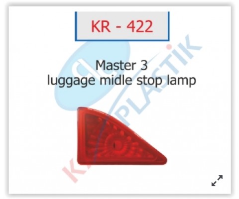 3. STOP LAMBASI RENAULT MASTER III 10 OPEL MOVANO B 10