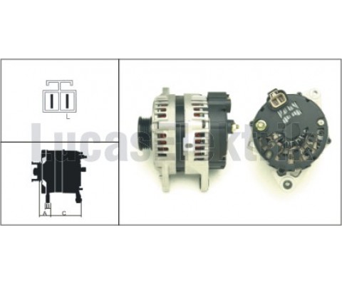 ALTERNATOR 14V / 90A HYUNDAI ACCENT.ELENTRA.GETZ.