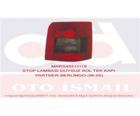 STOP LAMBASI DUYSUZ SOL TEK KAPI PARTNER-BERLINGO 96-05