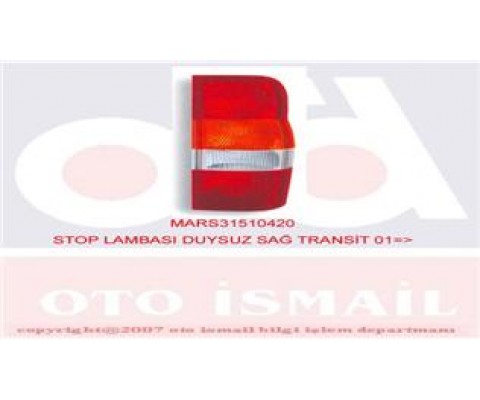 ARKA STOP LAMBASI DUYSUZ SAĞ TRANSİT V184 01 06