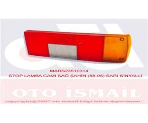 STOP LAMBA CAMI SAĞ ŞAHİN 88-95 SARI SİNYALLİ