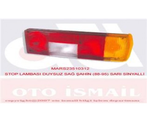 STOP LAMBASI DUYSUZ SAĞ ŞAHİN 88-95 SARI SİNYALLİ